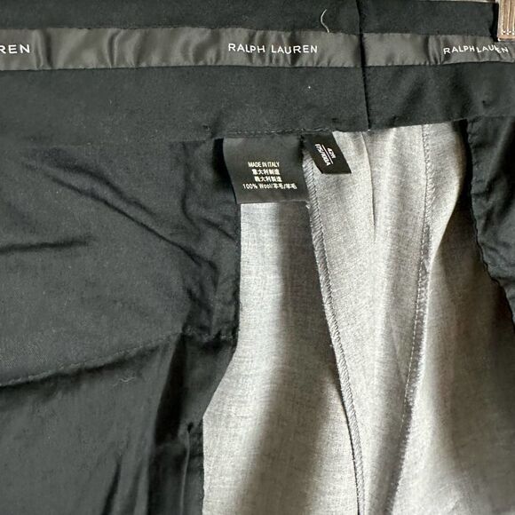 Polo Ralph Lauren Black Label Side Adjustable Grey Dress Pants 35 x 30 Read - Picture 10 of 13